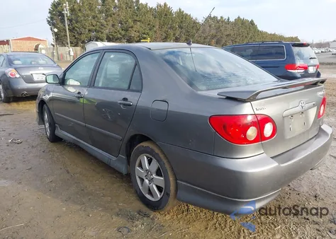 2008 Toyota Corolla S z USA, uszkodzony, nr VIN 2T1BR32E38C918285
